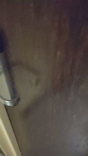 The time he told me to wait outside his room for my wife