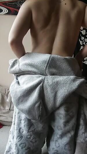 Heating goes on, onesie comes off