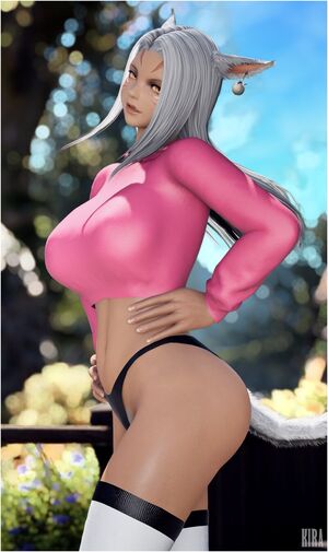 Furry 3D Animation Anime Catgirl