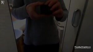 Sexy Teen Teasing Tits and Ass On A Plane