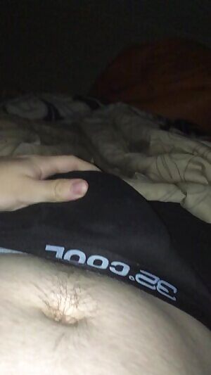 Playing with my morning wood