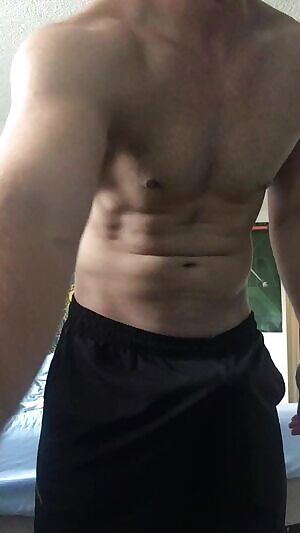 Suck me off after a workout