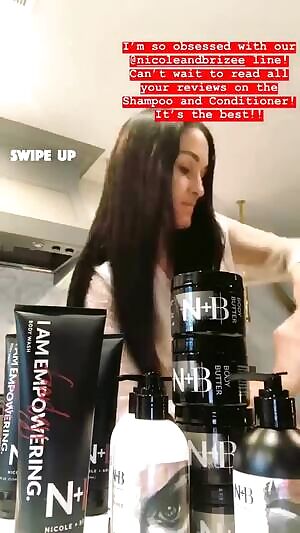 Nikki Bella slip on IG