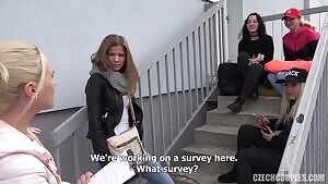 Couple Doing A Survey