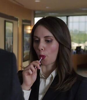 Alison Brie brief lollipop