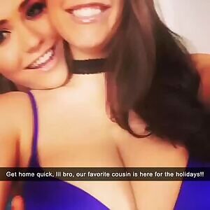 You and your big sister love it when your slutty cousin comes to town!