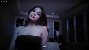 Hailee Steinfeld teasing you while you stroke your cock to her. How rough would you be with her?