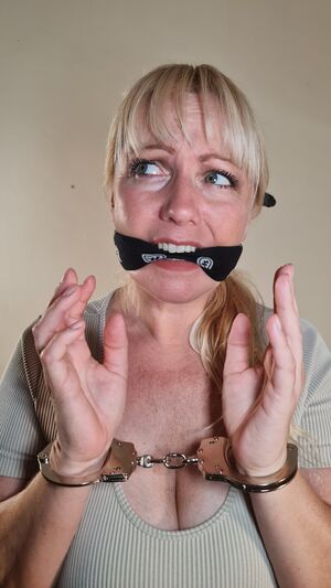 Metal Bondage Custom Gagged Handcuffed