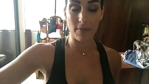 Nikki Bella showing her ass