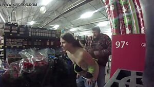 They mess around at the supermarket