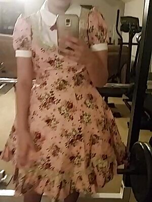 Do I look cute in ruffles and lace, Mommy?