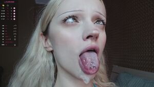 Ahegao With Sound Pierced Saliva