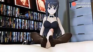 Mai Sakurajima - Rascal Dreams of bunny senpai's feet