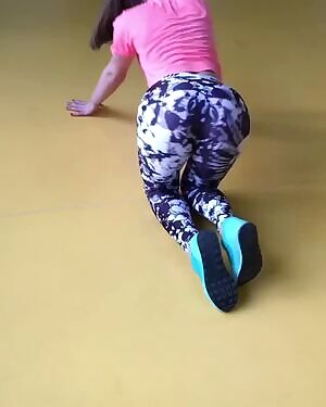 Down on the floor.
