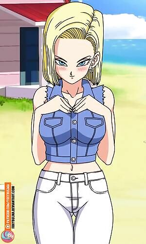 Android 18's big reveal x-post r/rule34