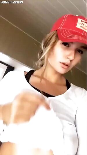 Titty drop by hot blonde