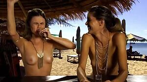 Augie Duke & Ragan Brooks naked shot drinking on Chemistry