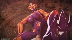 Monster Sex 3D Animation Boobs Eye Contact