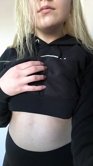 Only good thing about being sick all week is not having to wear a bra at all