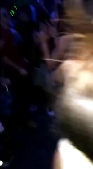 Wasted girl dancing