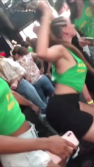 Shakin it in tight shorts