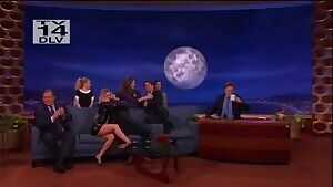 Kaley Cuoco in a short dress