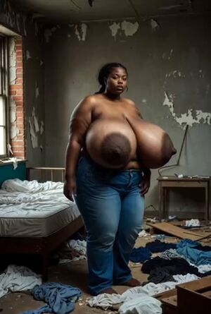 Ebony Titties Ai Generated Big Nipples