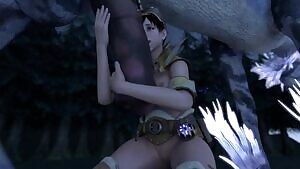 Handler worshiping some Kirin cock