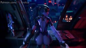 Widowmaker gets Anal during a mission