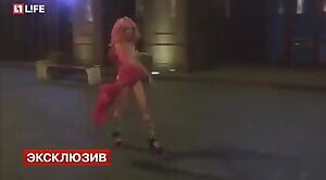 Karina Barbie has arranged naked picket near the State Duma