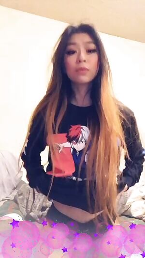 watch me ahegao and rub my nonexistent tiddies