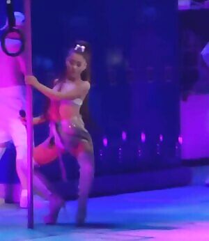 Ariana Grande going down