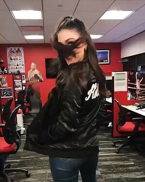 Cathy Whipping Her Hair Back & Forth