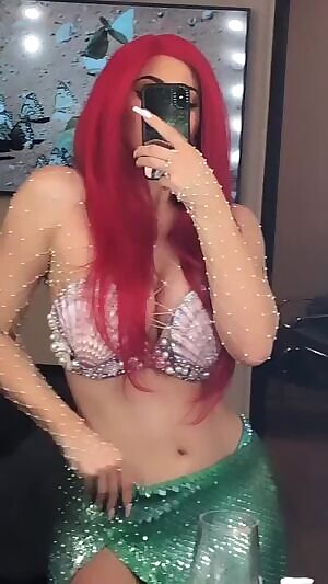 Kylie as Ariel