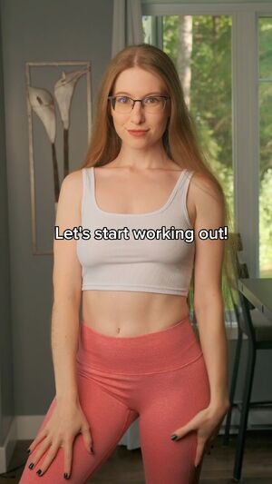Big Ass Exhibitionist Glasses Gym Leggings