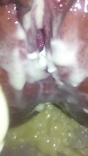 f pt 6: clenching and releasing my smooth buttery holes around that warm dripping butter