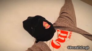 Tickling Blindfolded Bondage Feet Gag