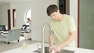 Hot MILF Laura Bentley seduces her stepson