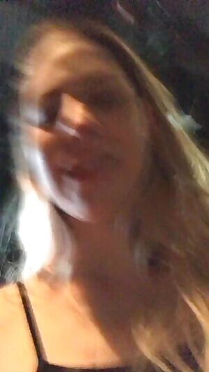 Ashley kissing a friend