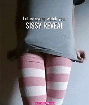 Expose yourself. In the comments, tell me your most arousing sissy exposure fantasy 💋 ~ MistressStella.com