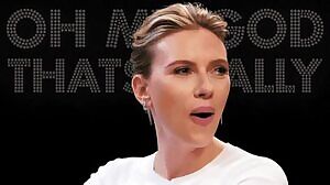 Scarlett Johansson after she tastes your thick warm load