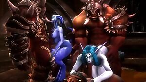 Yrel and Ziahna gangbang