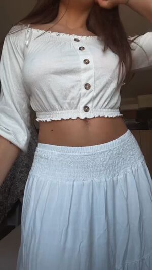 White skirt