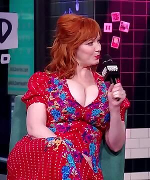 It made be hard to notice but if you look closely you'll notice that Christina Hendricks has massive titties