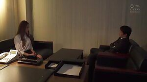 Rin Azuma Blackmailed and fucked by the boss