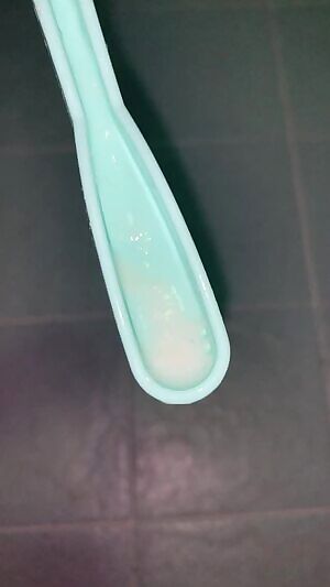 In reference to a prior video of this brush deep inside me 🙈🙈