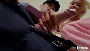 Lucky Young Guy Fucks Sexy Blonde Milf