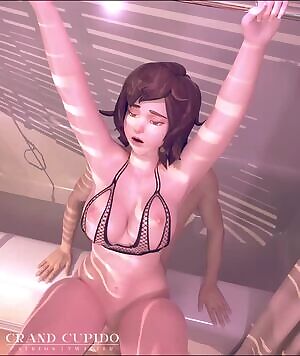 Mei Enjoys A Huge Cock In The Bathroom Angle 3