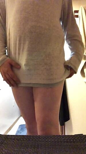 TIL my old pullover makes for a great casual “dress” 😉