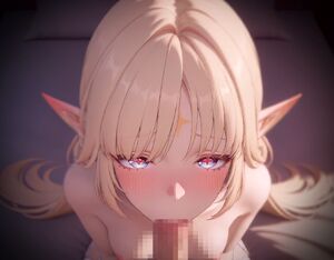 Genshin Impact Hentai 3D Animation Cumshot